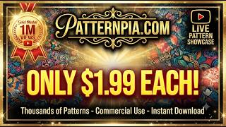 Premium Seamless Patterns for Just $1.99 Each! | Patternpia.com