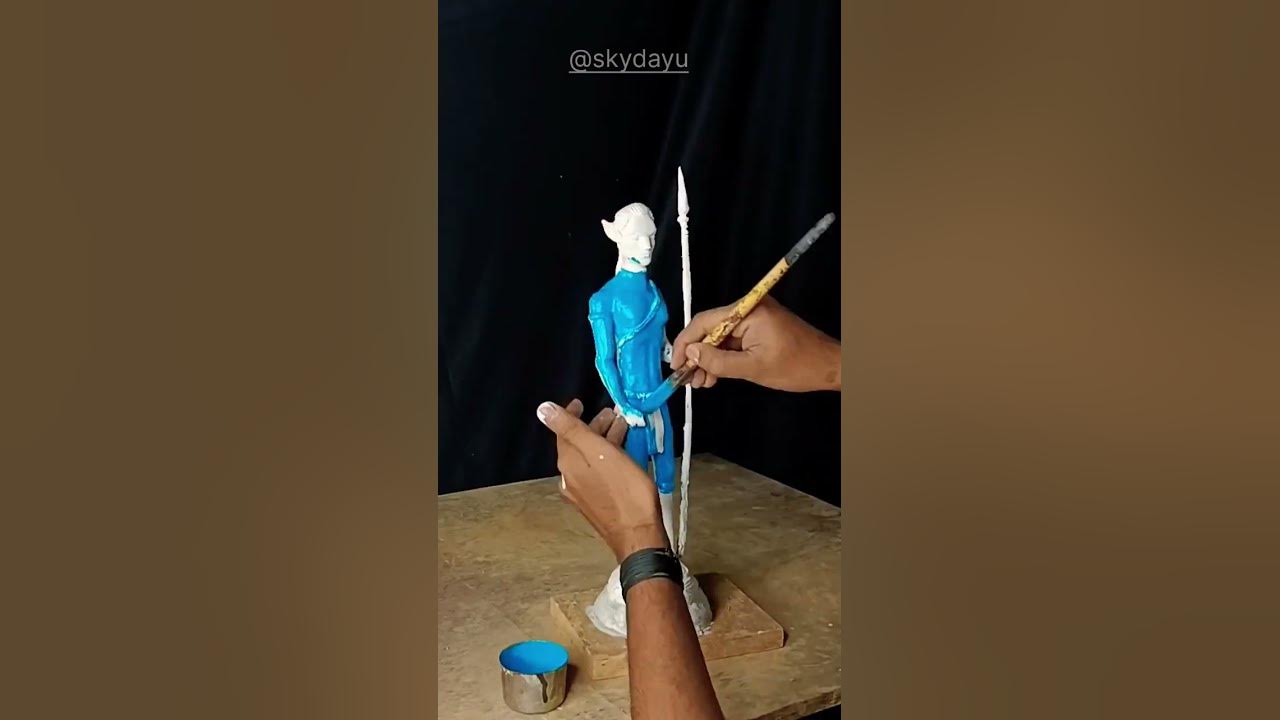 avatar clay art How to make avatar with clay avatar art kannada