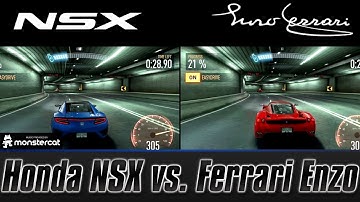 Need For Speed No Limits: Honda NSX vs. Ferrari Enzo | Modern Classics Comparison [Tuning Workshop]