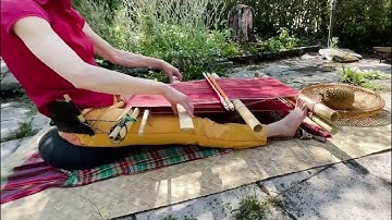 Reaching Laos - backstrap weaving