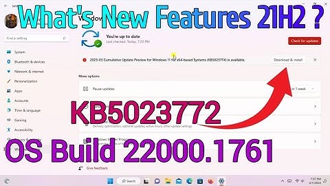 Windows 11 21H2 New Update | What