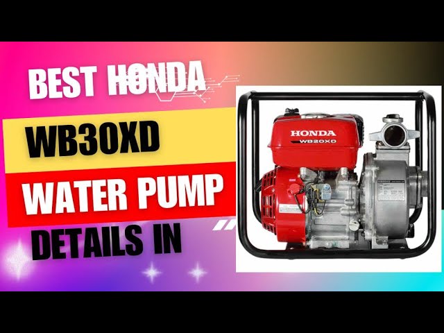 Honda Portable Water Pump WB20XD