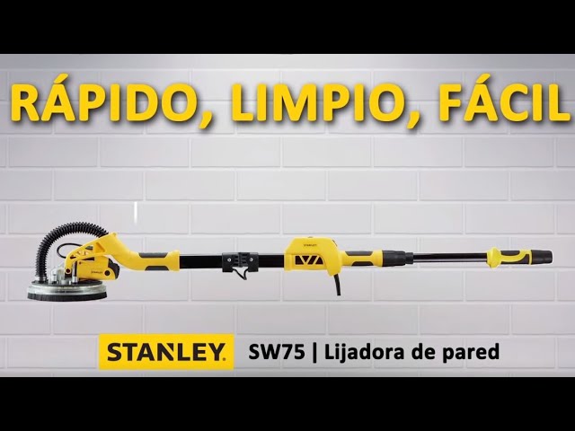 LIJADORA DE PARED Y TECHO STANLEY SW75-B3 PROFESIONAL 750W