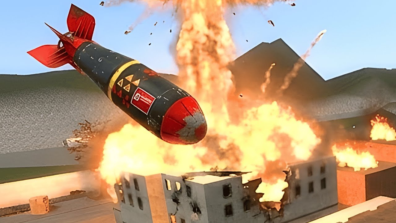 Garry's Mod Nuclear Bomb Explosion | Physics Compilation #4