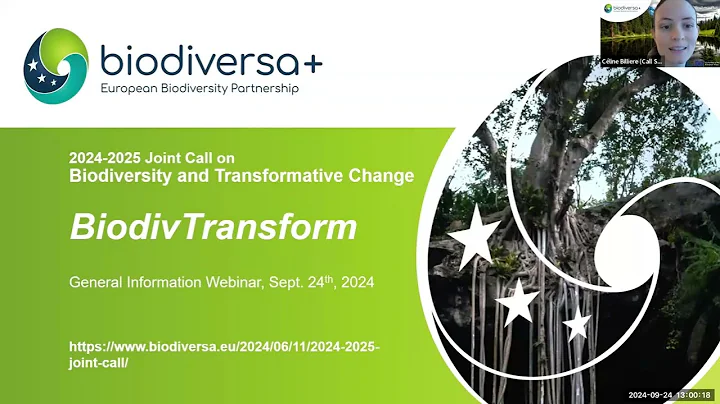BiodivTransform information webinar