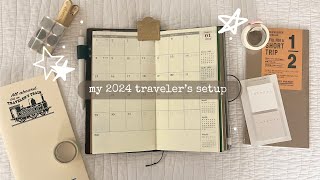 my 2024 travelers notebook setup (probably) ✸