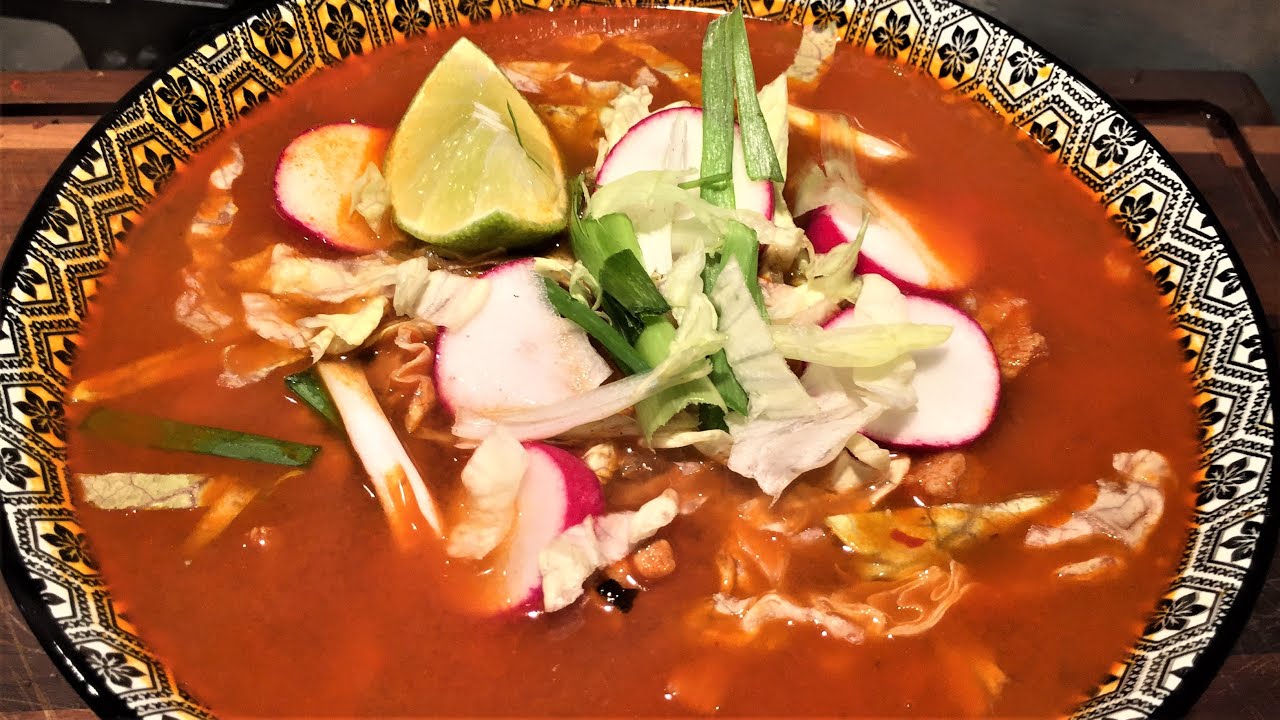 Pozole/Pozole Rojo l Includes Guajillo Chile Pozole Salsa Recipe 