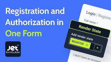 How to Set Login & Register in One Form with Render States