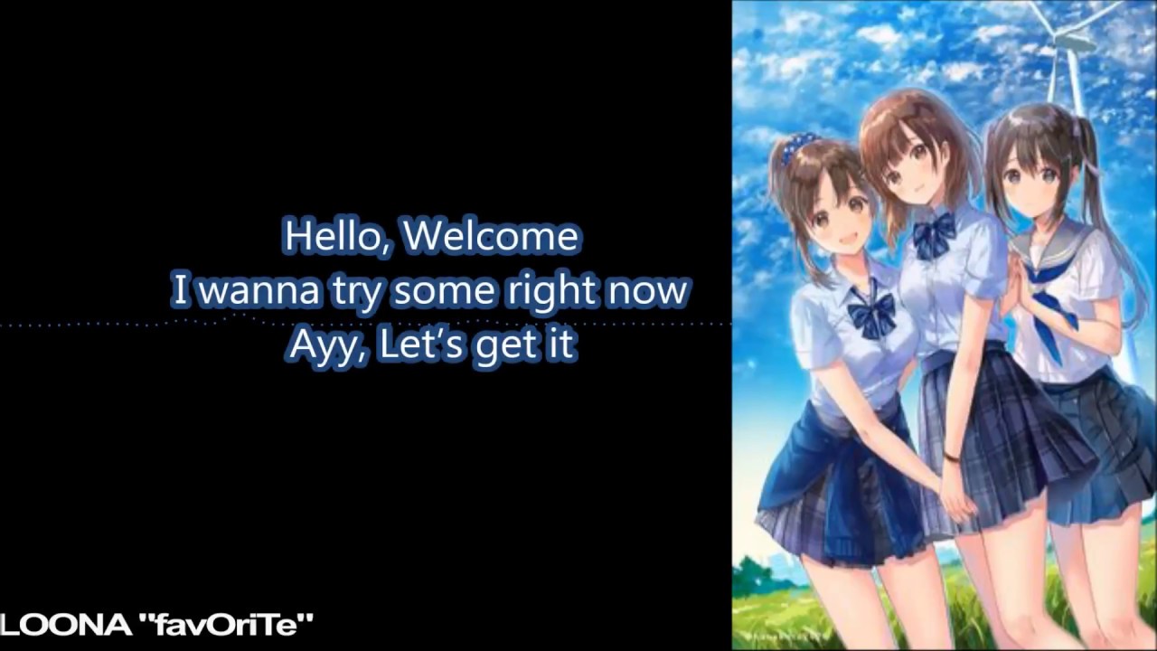 LOONA - favOriTe Lyrics + English [Nightcore]