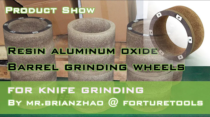 Barrel grinding wheels for knife sharpening resin bond aluminum oxide wheel with thread