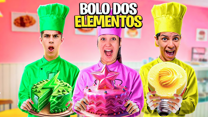 O MELHOR BOLO DE  ELEMENTO VENCE *Teve confusão!