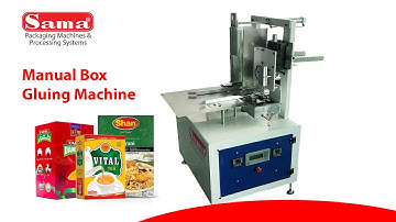 Manual Box Gluing Machine