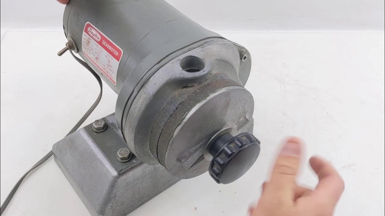Dayton Gearmotor 5K940 Mil Rite Stone Grain Flour Cereal Mill Wheat Grinder Retsel YouTube