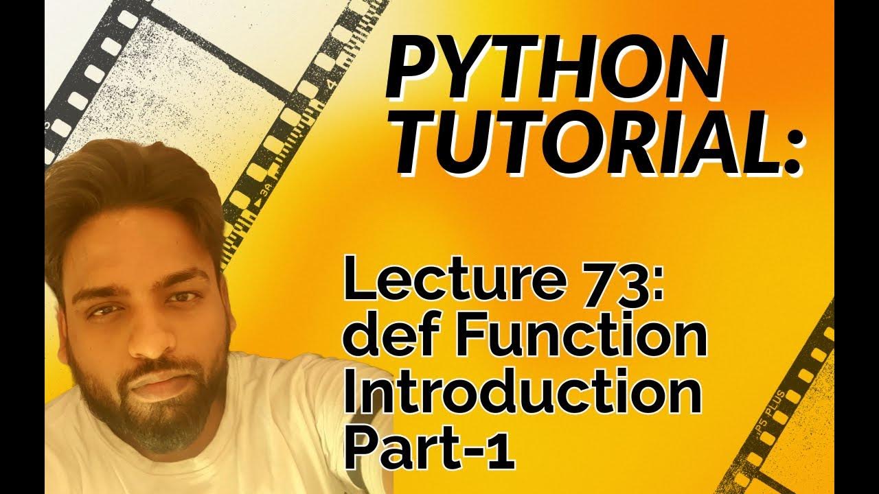 Python for loop and def function return keyword pass and argument their ...