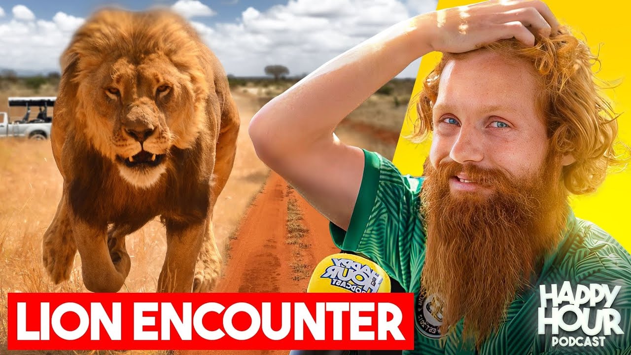 Intense Lion Encounter on Africa Run