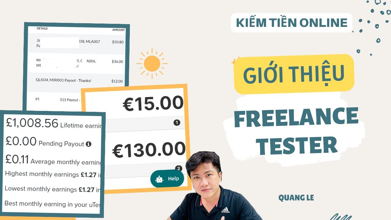 Giới Thiệu Freelance Tester Hướng dẫn kiếm tiền Online bằng nghề Freelance tester YouTube