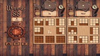 Woody 88: Fill Squares Puzzle (by Athena Studio) - block puzzle game for Android and iOS - gameplay. screenshot 1