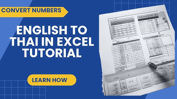 Excel Tutorial in Hindi || Translate English to Thai ||Excel Formula ||Learn Excel || BAHTTEXT FUN