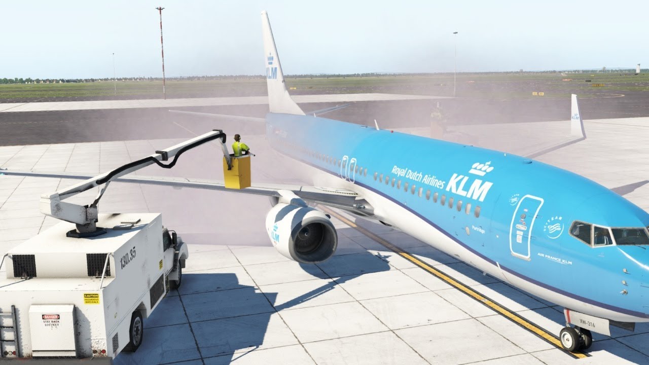 Zibo Mod Boeing 737 - Realism of Wing Anti Icing at Frost | X