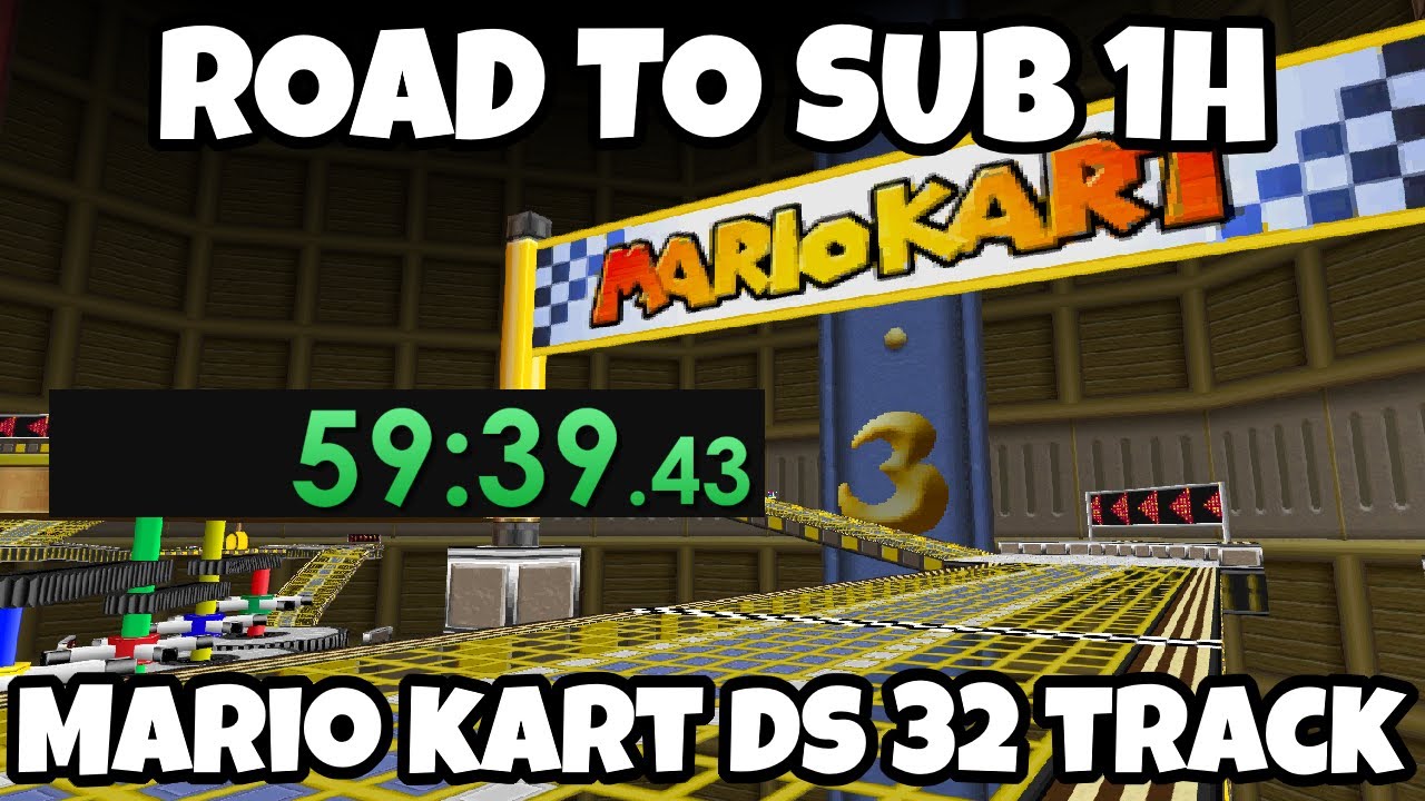 Practicing Mario Kart DS Speedrunning | Road to Sub 1 Hour - YouTube