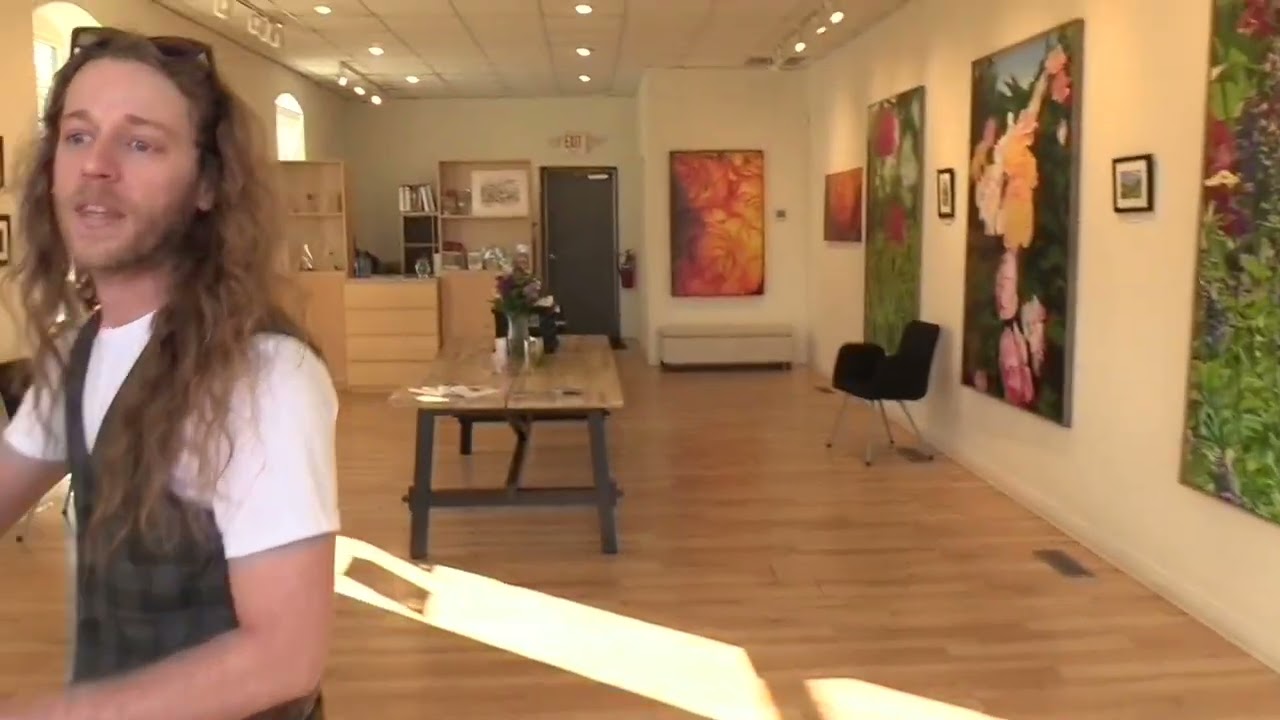 Social Media Post of Chris Taulbee's Art Show at The Westheimer Gallery