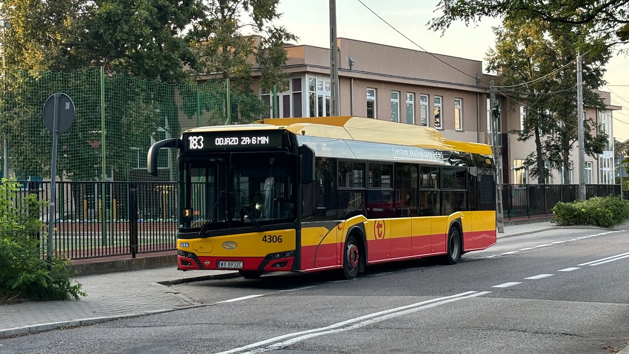 MZA Warszawa [🚍183], Solaris Urbino 12 IV FL CNG #4306