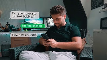 Text Message Bubble Template for Adobe After Effects