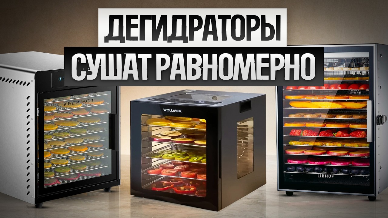 ТОП—5: Лучшие ДЕГИДРАТОРЫ (2025) || Рейтинг лучших сушилок для овощей, фруктов, мяса и рыбы