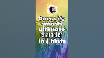 Guess The Smash Ultimate Character In 4 Hints Part 64 #gaming #ssbu #nintendo