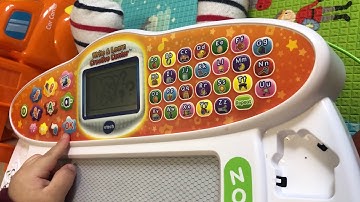 「Vtech Write & learn Creative Center」 Quiz and Music part playing.