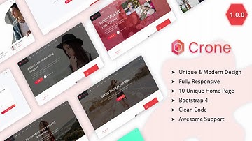 Crone - Creative Multipurpose Landing Page Template | Themeforest Website Templates and Themes