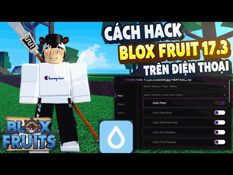 Cách Hack Blox Fruits 17.3 Trên Điện Thoại (AUTO FARM, AUTO RAID, MORE ) Hack Siêu Ngon Cho ĐT Yếu