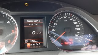 Aktualizacja zegarów, prędkość na FIS / Instrument Cluster update, digital speed on FIS. AUDI A6 C6 screenshot 4