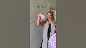 WALL DECAL ON TEXTURED WALL 💗🤍 #homedecor #walldecals