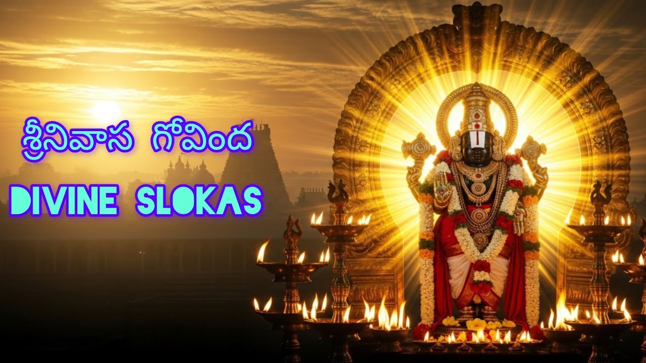 🌸 శ్రీనివాస గోవింద | 104 Divine Slokas | Peaceful Bhakti Vibes