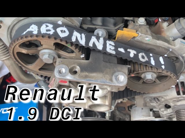 Moteur renault 1.9 Dci en détail - YouTube