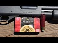 Federal Vital-Shok 12ga 2-3/4" 34 Pellet 4 Buck Pattern Test W/ Remington 870 &amp; Stock Full Choke