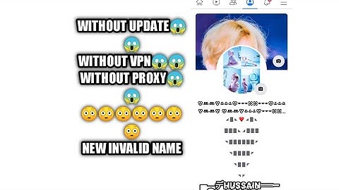 How to make invalid name id on facebook 2021 | Make Invalid Name Facebook Account 2021 |