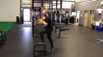 Goblet Reverse Lunge to Step-Up