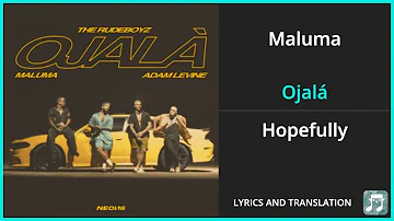 Maluma - Ojalá Lyrics English Translation - ft Adam Levine, The Rudeboyz - Dual Lyrics English