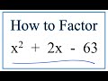 Factoring Quadratic Equations Concepts