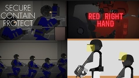 My SCP Animations In One Video | Sticknodes |