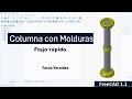 Cómo diseñar MOLDURAS para COLUMNAS en FreeCAD 1.1 🏛️ (Sin Croquis)