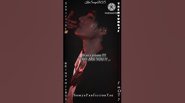 { Taehyung } Wait a minute !!!  who are you ???? 😱😱😱 #kimsomyabts #taehyung #BigboyTae #bts #kth #V