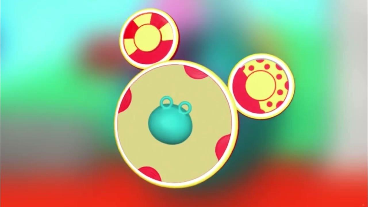 Minnie bouncing on a blue hoppity ball - YouTube