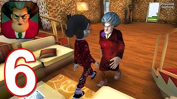 Scary Teacher 3D - Gameplay Walkthrough Part 6 Miss T Is A Zombie Mod Old Update (iOS, Android)