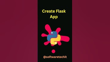 How To Create Flask app Website , Learn Flask From Scratch, Python For Beginners #softwaretechit #it