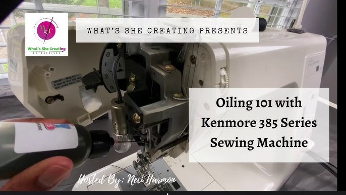 How to Thread a Sewing Machine-Kenmore Model No. 385-16221 Series 