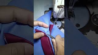 How to make a front button placket opening on a blouse #sewing #sewingtips #tipsjahit
