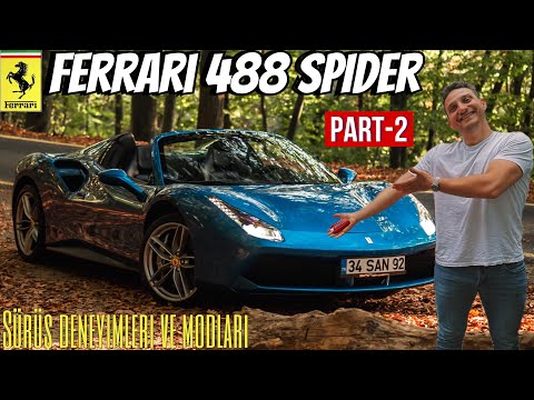 Ferrari 488 Spider Sürüş Deneyimleri / Bölüm-2 İç Hatlar ✈️
